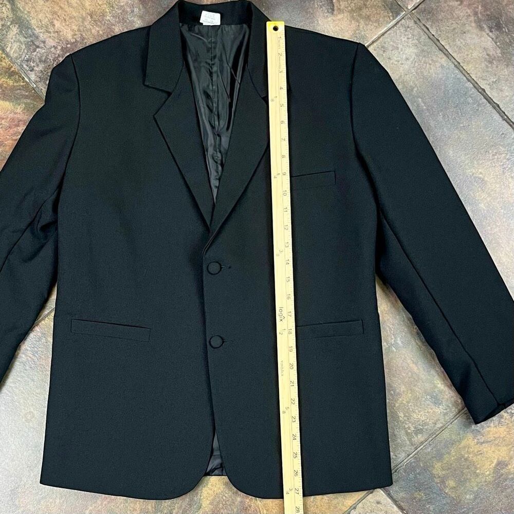 Boy’s Black Suit Jacket 16 - Picture 5 of 9